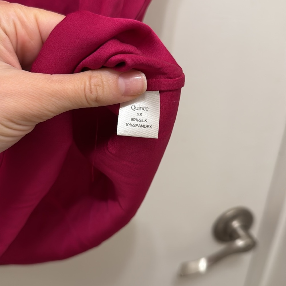 Quince Silk Pink Tank - Picture 2 of 4